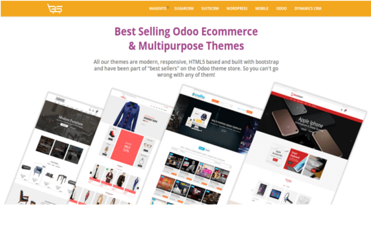 HTML5 Odoo ECommerce Multipurpose Themes